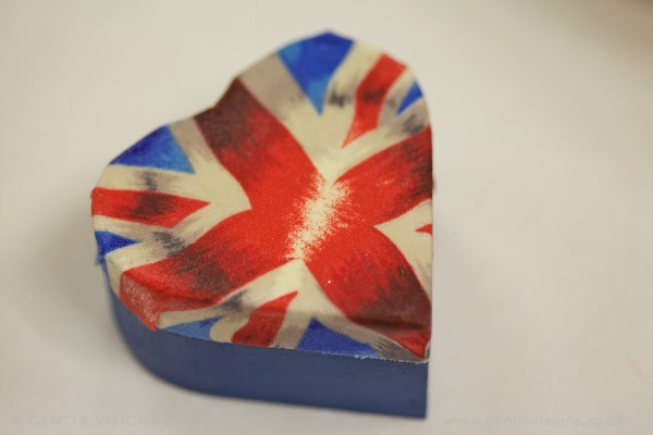 Union Jack heart box Union Jack heart box